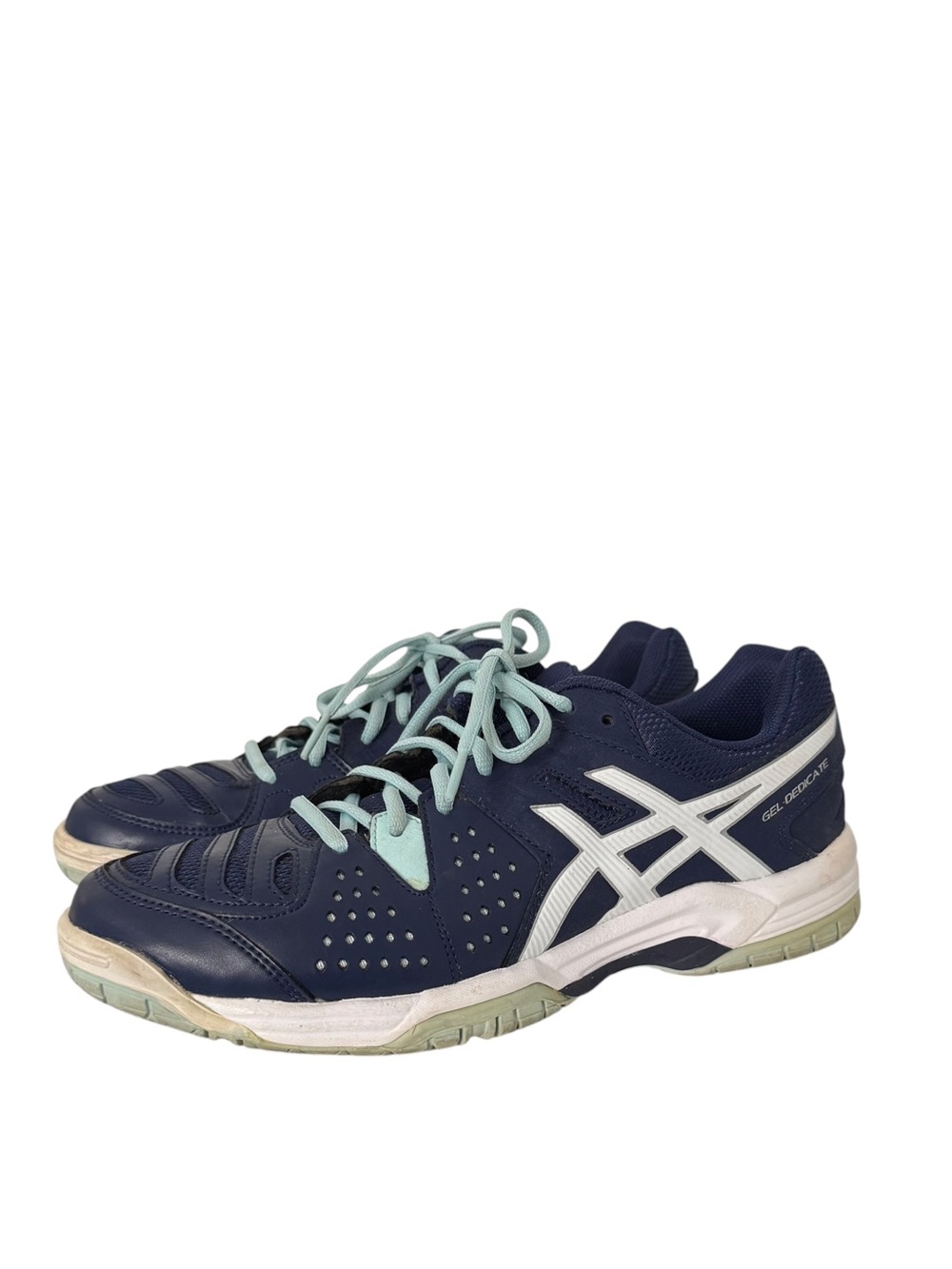 ASICS Women's Navy GEL-Dedicate 4 Tennis Sneakers
